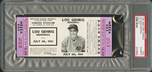 Lou Gehrig Day Full Ticket